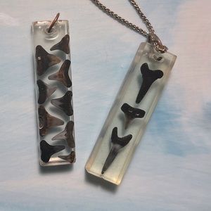 COPY - ONE OF A KIND SHARK TOOTH NECKLACE •
